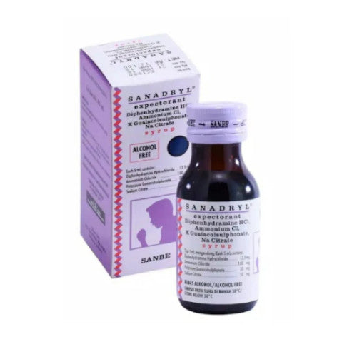 Sanadryl Ekspektoran Sirup 120 ml