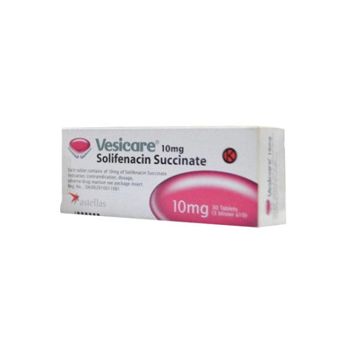 Vesicare 10 Mg 10 Tablet