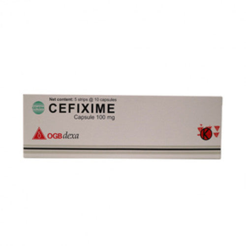 Cefixime 100 mg 10 Tablet Dexa