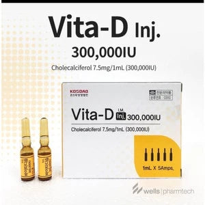 Vitamin D inject 300.000 iu Vit D high dose injection cholecalciferol