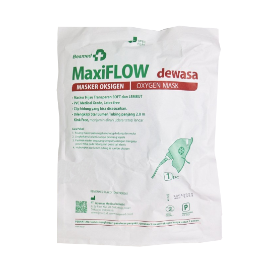Masker Oksigen / Oxygen Mask Dewasa