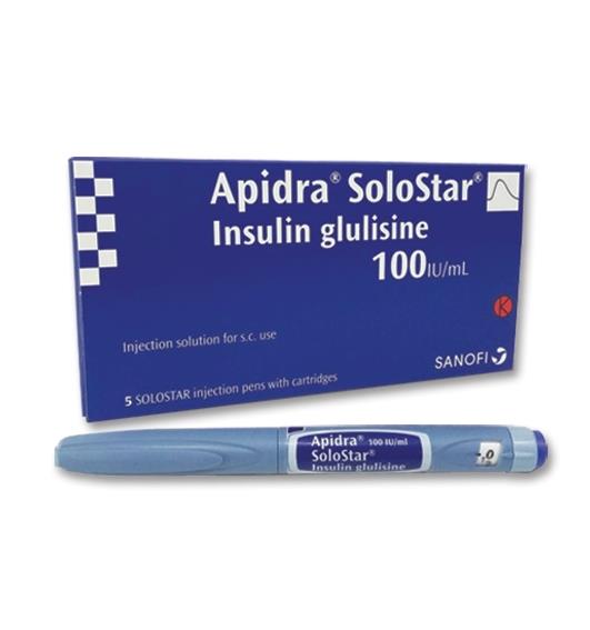 Apidra Solostar 100 IU/ml 1 Pen 3 ml