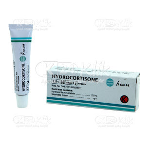 Hydrocortison Kalbe 2.5% Krim (per Tube)